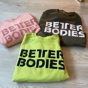 Better Bodies Crop Hoodies